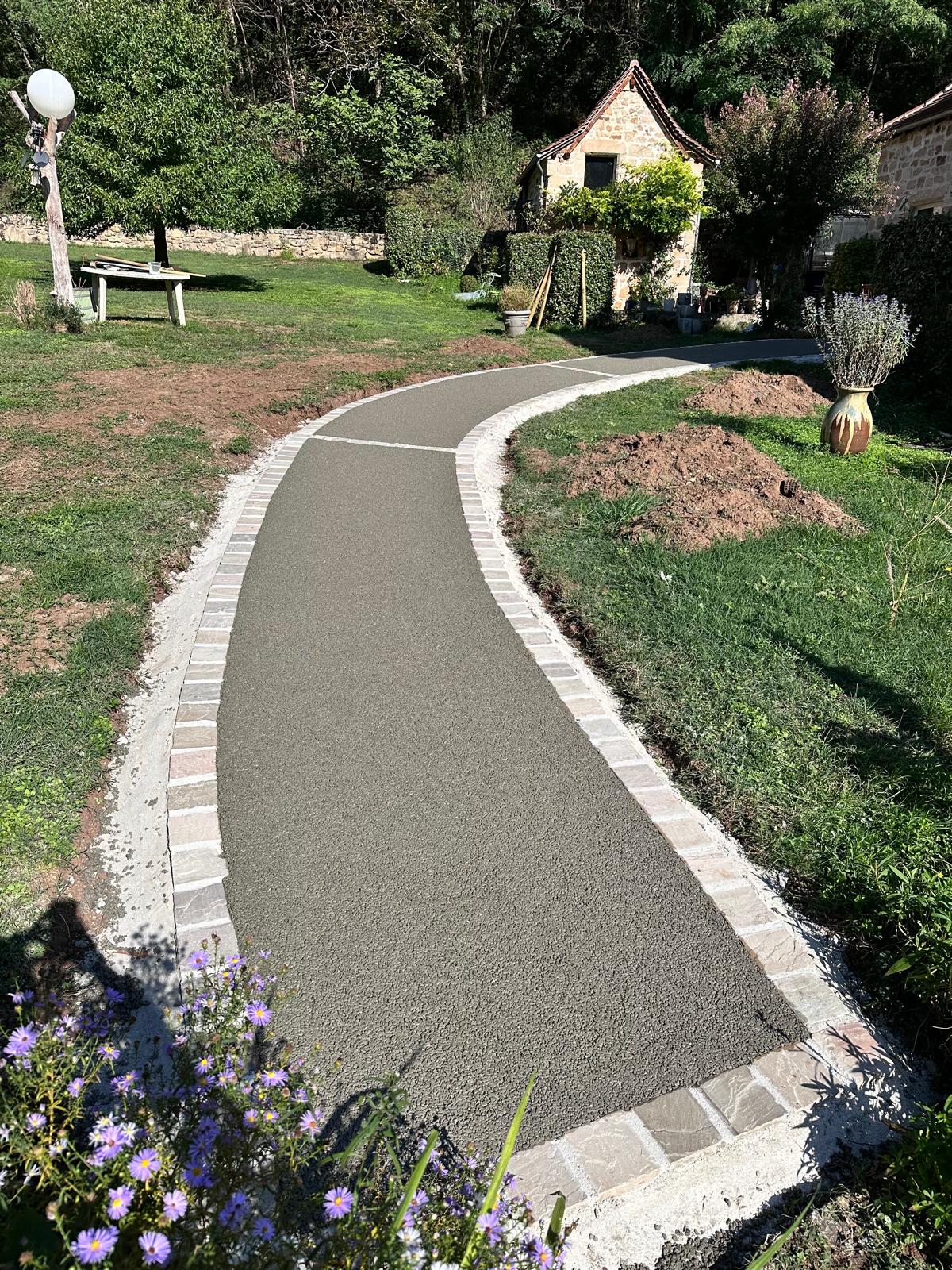 Allée piétonne Drainant
