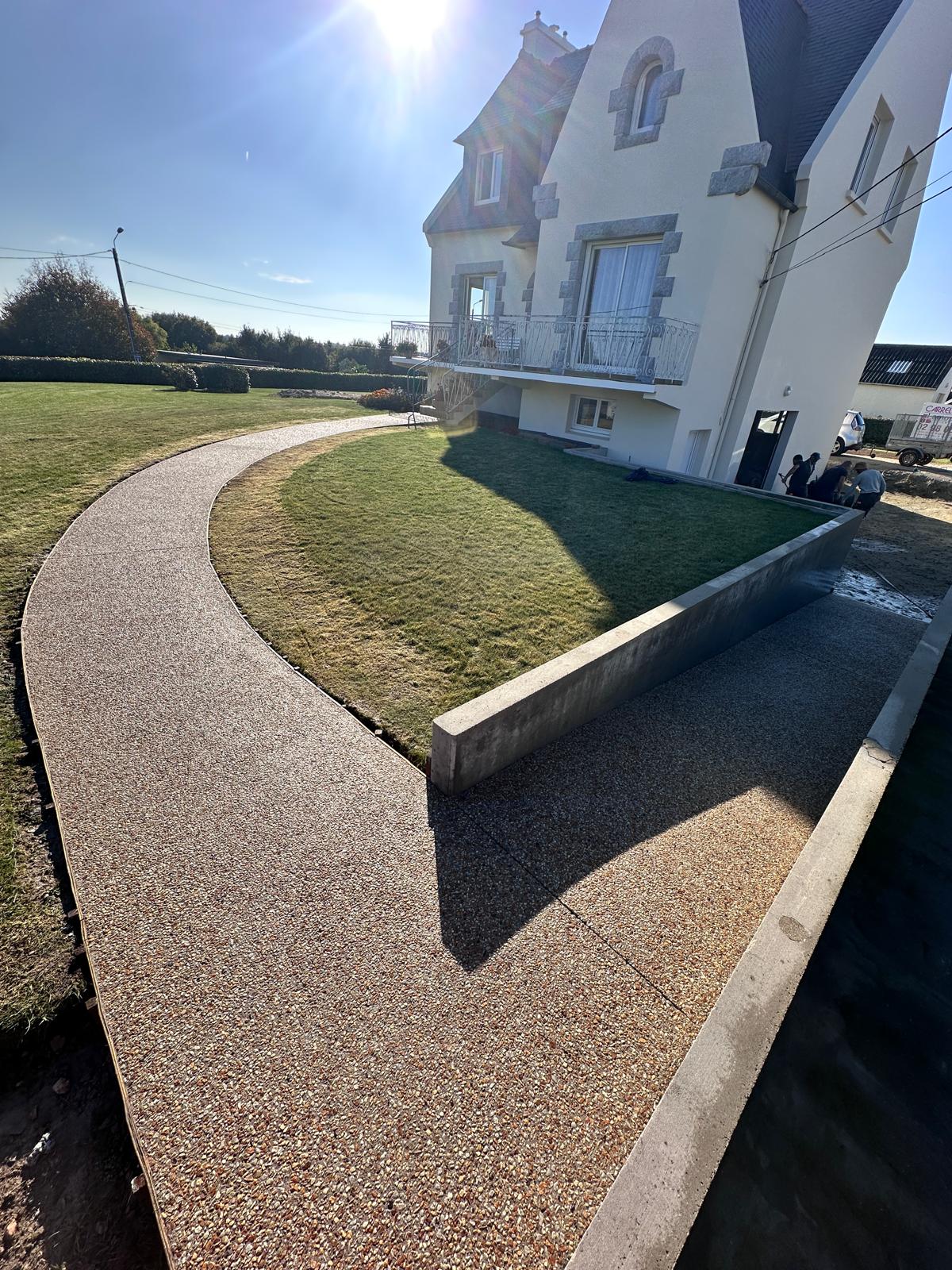 Allée piétonne Béton Désactivé
