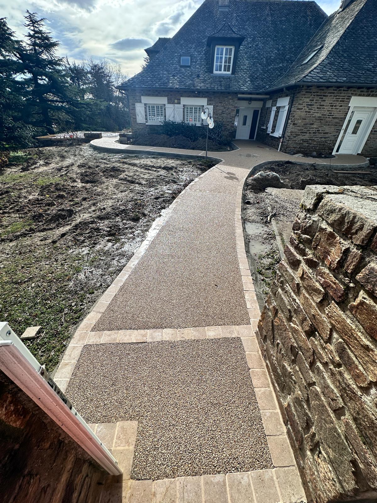 Allée piétonne Béton Désactivé